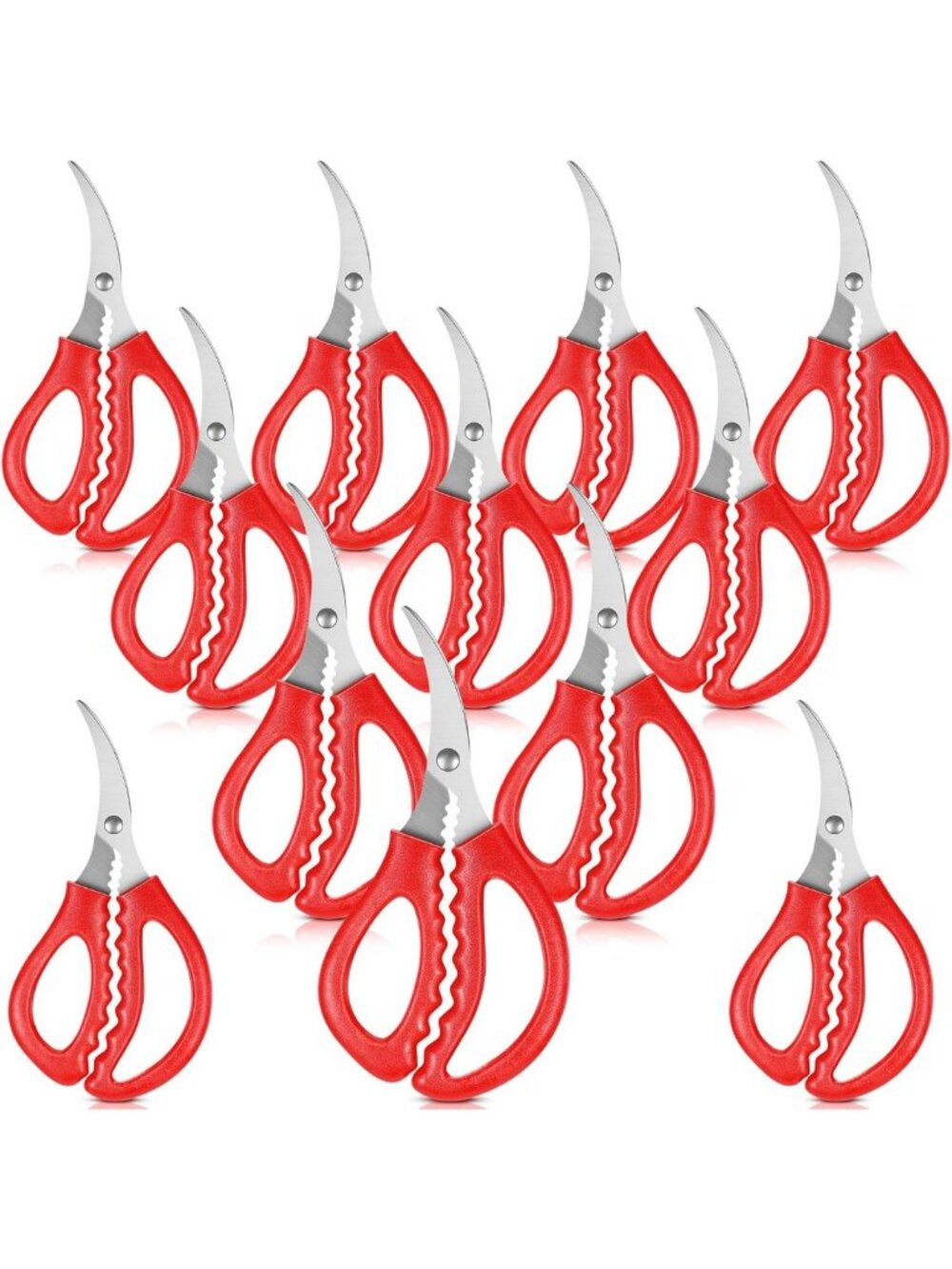 30 Pcs Seafood Scissors Set - Stainless Steel Crab Leg Crackers & Kitchen Shears